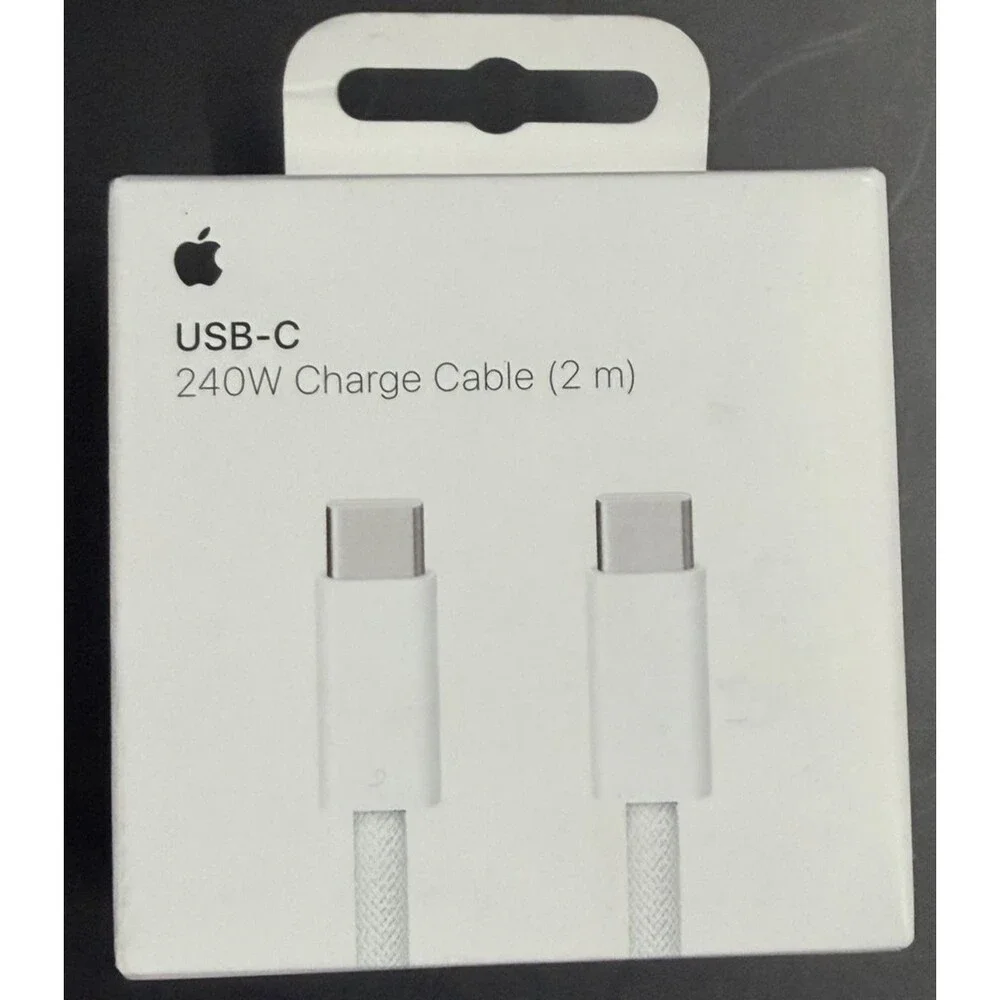 Genuine Apple charger USB-C Woven Charge A2794 240W (2m) MYQT3AM Charging Cable